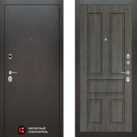 Металлическая дверь Лабиринт SILVER 10 Дуб филадельфия графит